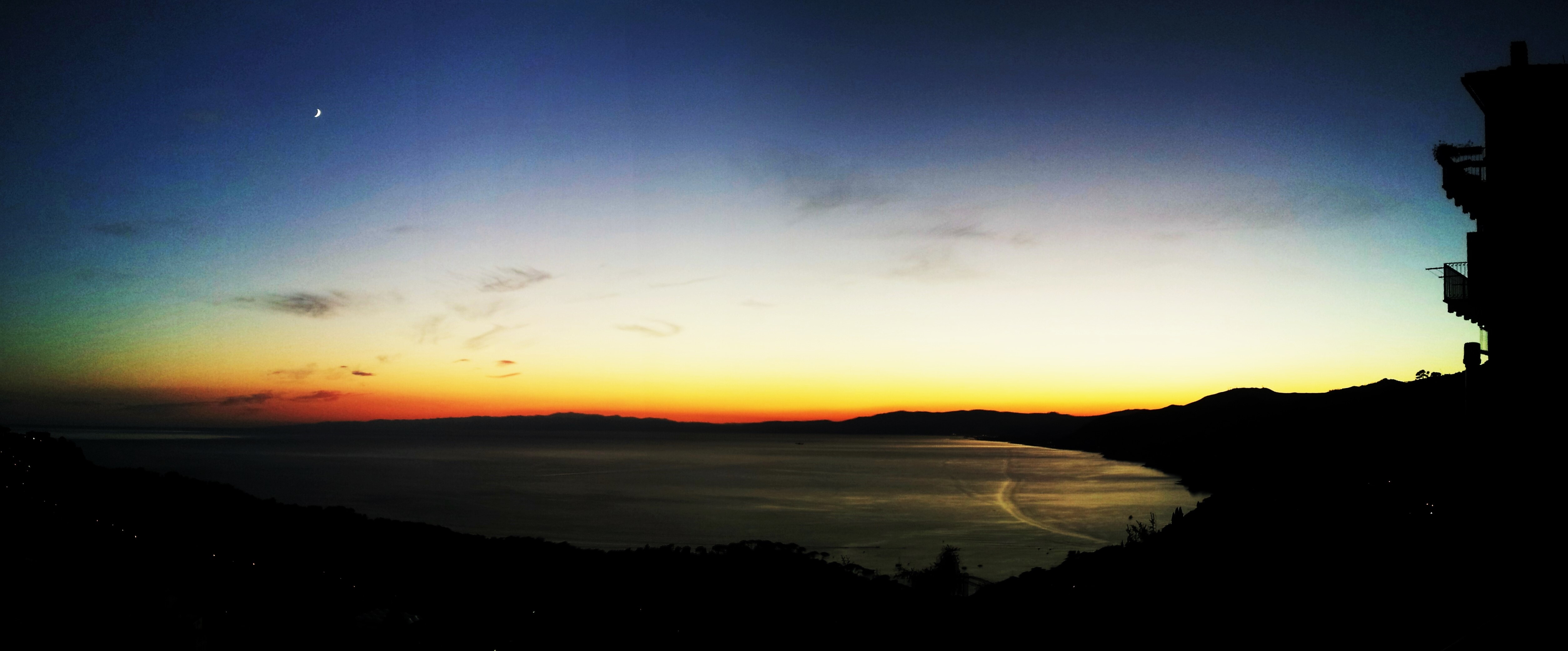 il golfo di Genova visto da Ruta di Camogli