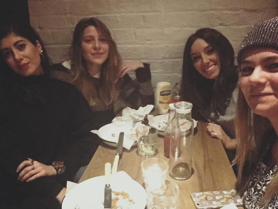 Valeria Franzini con amiche..