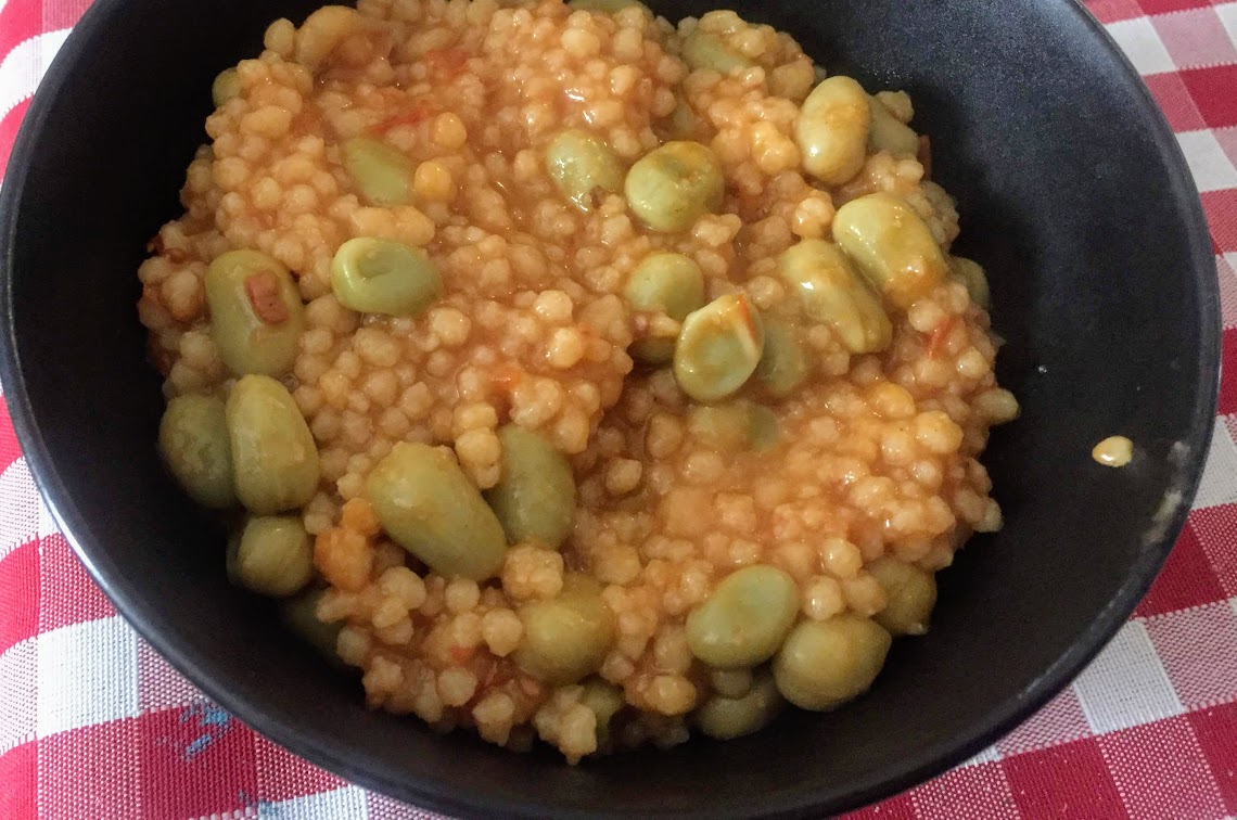 fregola con le fave'